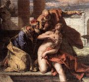 RICCI, Sebastiano Susanna and the Elders oil painting reproduction